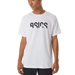 Asics White Regular Fit Printed Sports T-Shirt-image-79