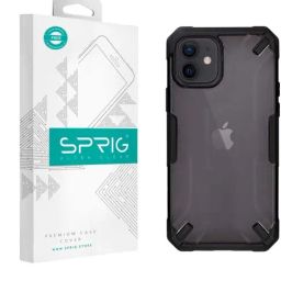 Sprig Armor Back Cover for Apple iPhone 12 Pro (Black)-image-70