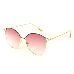 Voyage Red Round UV Protection Unisex Sunglasses-image-80