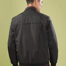 Dollar Black Polyester Regular Fit Casual Jacket image 2