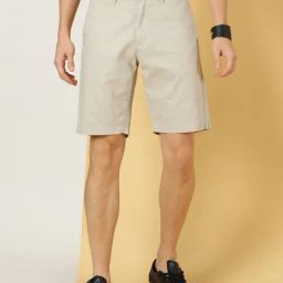 Thomas Scott Light Grey Slim Fit Shorts-picture-23