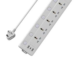 Portronics Black Extension Board-37