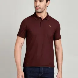 Royal Enfield Brown Solid Short Sleeves T-Shirt-image-19