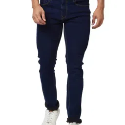 Spykar Blue Cotton Regular Fit Jeans-picture-35