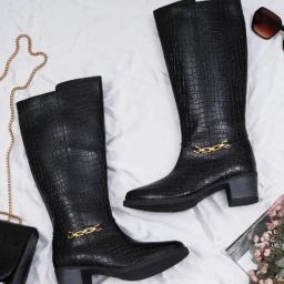 Clog London Women's Black Casual Boots-image-14