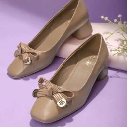 Truffle Collection Women's Beige Casual Pumps-image-49