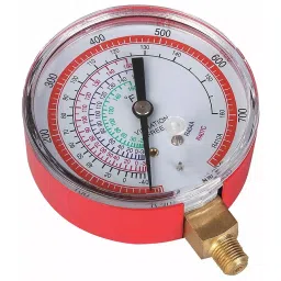 Dayton Replacement High Side Pressure Gauge 3 1/8 inch Dia for R-22/R-404A/R-407C/R-410A, 4PDK5-7