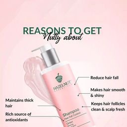 Hazelnut Essentials Onion Hair Fall Control Shampoo With Ginseng & Black seed - 200 ml image 5