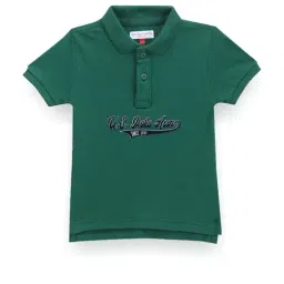 U.S. Polo Assn. Kids Green Printed Polo T-Shirt-picture-30