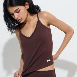 Superstar by Westside Brown LaceCotton-Blend Camisole - Pack of 2-image-54