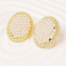 VAGHBHATT Gold-Plated Alloy Studs Earrings-image-25