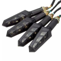Cartronics 4PCS 12V LED Motorcycle Bike Signal Indicator Light-10