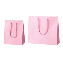 AS ONE Color Handbag Paper Bag Unbleached Kraft Paper Pink, 61-313-14-4 (Set of 100 pcs)-5