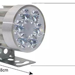 Cartronics Round 6 LED Motorcycle Light Bike Fog Lamp for Royal Enfield Bullet 500 EFI image 3