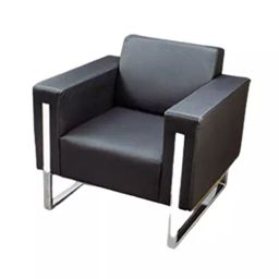 Modern India Seating MISSF14 1 Seater Leatherette Office Sofa , Black-image-20