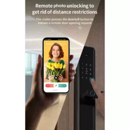 Denler IP65 Wi-Fi Waterproof Smart Door Lock With Finger Print & Pin Code Access DL09 image 2
