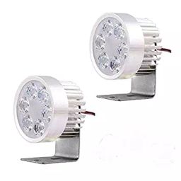 Cartronics Round 6 LED Motorcycle Light Bike Fog Lamp for Royal Enfield Bullet 500 EFI image 5