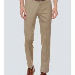 Louis Philippe Permapress Khaki Regular FitTrousers-picture-40