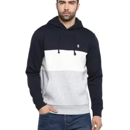 Red Tape Grey & Navy Full Sleeves Hooded Sweatshirt-picture-23