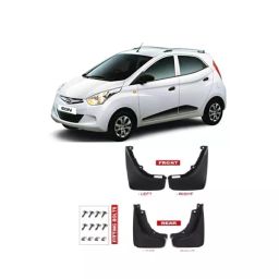 Automoto Cup Type Mud Flaps Splash Guard Front & Rear for Eon All Models (Set of 4)-25