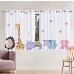 Right Gifting Digital Printed Eyelet Window Curtain For Kids Room - Pack Of 2-7