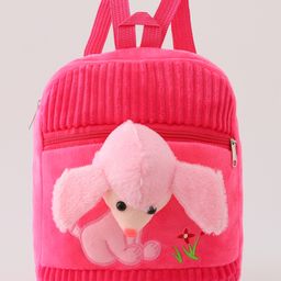 Bunny Soft Toy Bag Rose Red - 12 Inches-image-47