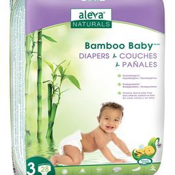Aleva Naturals Bamboo Baby Diapers - Size 3 - 28ct-27