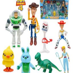 Sanjary 8 PCS Toy Story Cake Toppers mini Figurines Cute Premium Toy Story Party Figurines Cartoon Action Figures Toy for kids color design may vary-11
