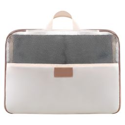 COZY VIBES Fashionable Light-Weight Foldable Travel Packing Cubes Organizer Set Reusable Compression Bag for Clothing Luggage Accessories- PACK OF 1- COLOR MAY VARY-99