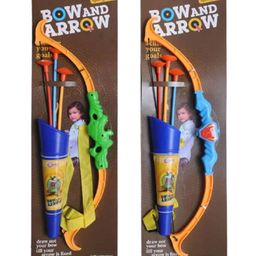 BitFeex Bow and Arrow Toy Set Target Shooting - Multicolor image 2
