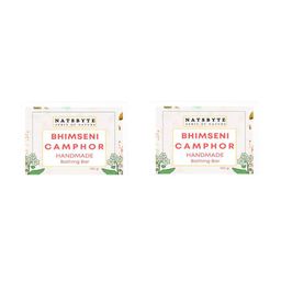 NATSBYTE Set Of 2 Bhimseni Camphor Handmade Bathing Bar - 120 g Each-19