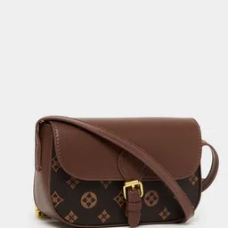Styli Women Printed PU Sling Bag With Non-Detachable Sling Strap-36