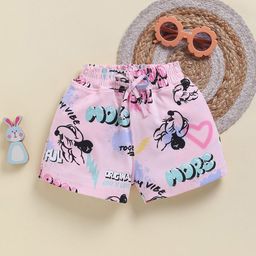 Annie Girls Striped Printed Hot Pants Shorts-image-80