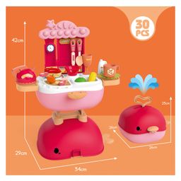 Webby 3 In 1 Kitchen Counter Set with Accessories and Compact Foldable Suitcase 30 Pieces - Multicolour image 3