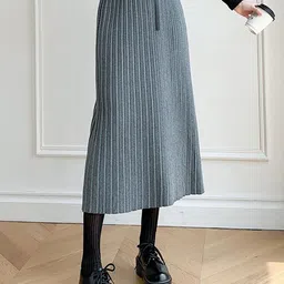 bebe A-Line Midi Skirt-picture-57