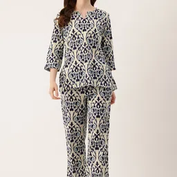 ETC Ethnic Printed Night Suit-82