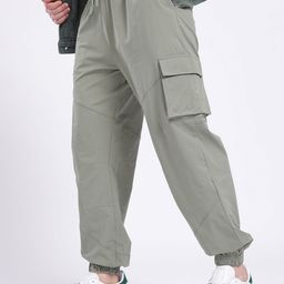 glitchez Men Cargo-Style Regular Fit Joggers-image-43