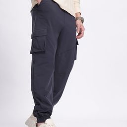 glitchez Men Functional Pockets Relaxed Fit Cargo Style Joggers-picture-44
