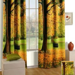 Swayam Lounge Eyelet Window Curtain - Single Piece (Multicolor),5 Ft-39
