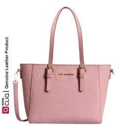 Lino Perros Pink Solid Medium Tote Handbag-picture-27