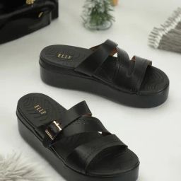 Elle Women's Black Casual Sandals-picture-45