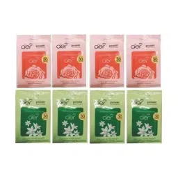 Godrej Aer 4 X Rose Fresh Blossom, 4 X Jasmine Floral Delight Aer Power Pocket Blocks (Pack of 8)-45