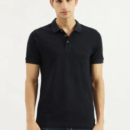 United Colors Of Benetton Navy Cotton Regular Fit Polo T-Shirt-image-25