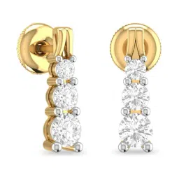 PC Jeweller Waren 18k Gold Earrings for Women-image-44