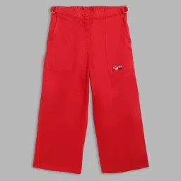 Blue Giraffe Kids Red Cotton Trousers-picture-16