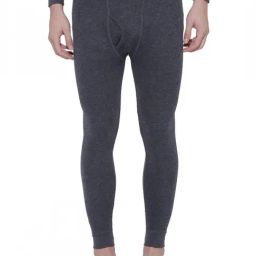Dyca Charcoal Melange Regular Fit Thermal Bottoms-image-26
