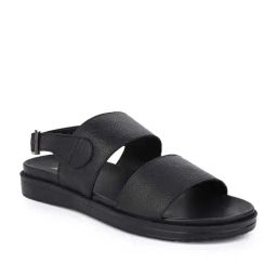Alberto Torresi 
 Men's Black Back Strap Sandals-picture-28
