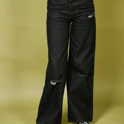 LilPicks Kids Black Solid Jeans-image-22