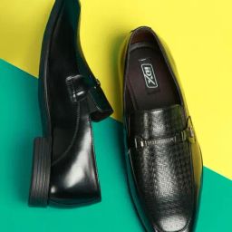 ID Men's Black Formal Loafers-image-79