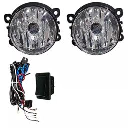 Auto Pearl Fog Lamp Lights with Wiring Kit & Switch Compatible For Tata Nexon-34